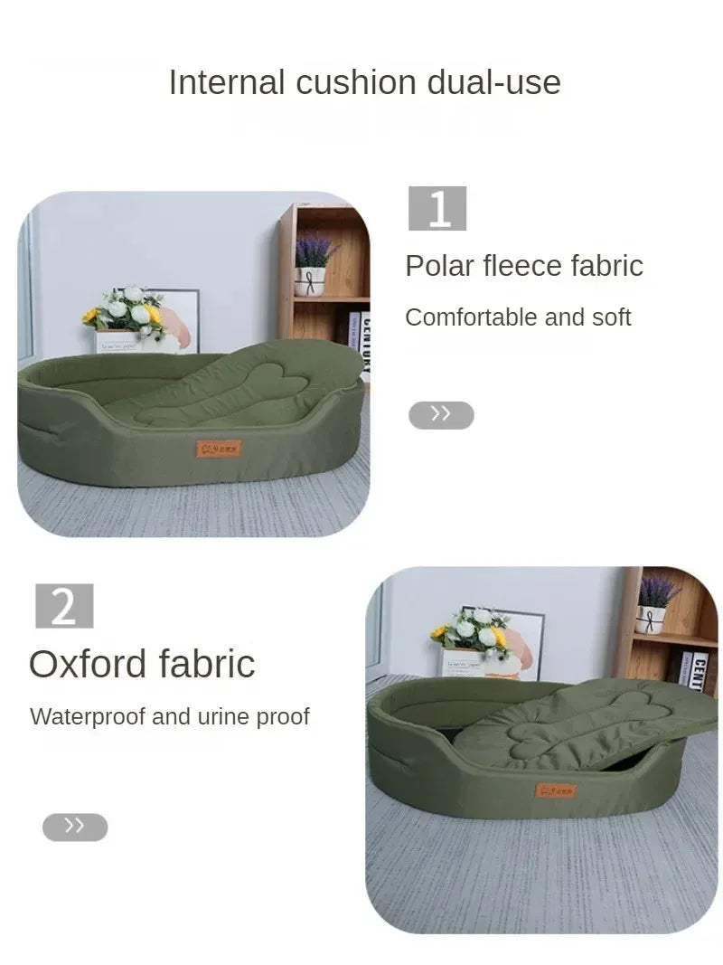 Cama para animais de estimação, cães grandes, médios e pequenos