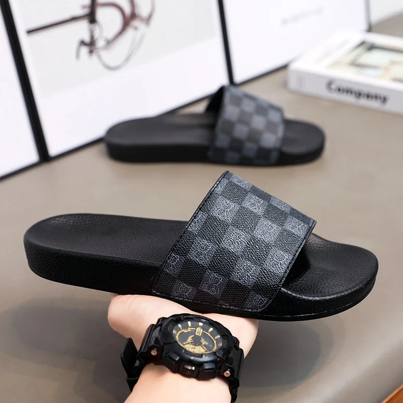 Chinelos de verão para homens e mulheres chinelos de sola macia EVA para ambientes internos sandálias rasas sapatos de praia para áreas externas chinelos masculinos